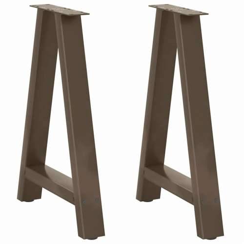 Noge za blagovaonski stol A-oblika 2 kom 60 x (72-73) cm Čelik - Prirodna 60 x (72-73) cm 1 Cijena
