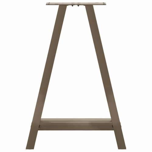 Noge za blagovaonski stol A-oblika 2 kom 60 x (72-73) cm Čelik - Prirodna 60 x (72-73) cm 1 Cijena