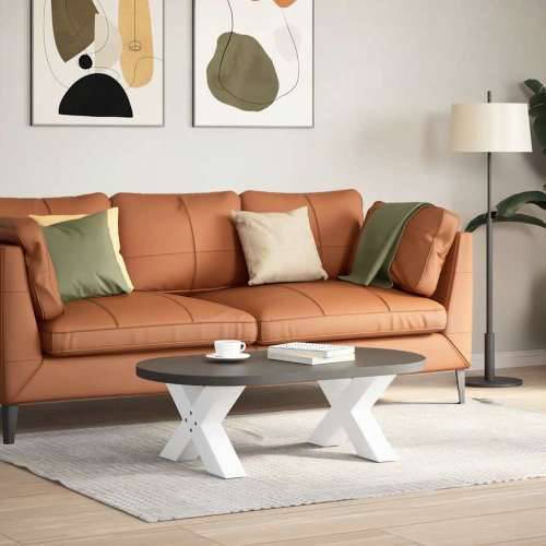 Noge za klub stolić u obliku slova X, 2 kom, bijele, 50 x (30-31) cm, čelik - Bijela 50 x (30-31) cm (80 mm) 2 1 Cijena