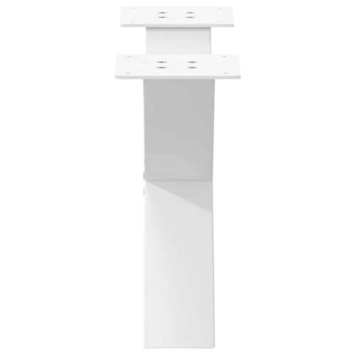 Noge za klub stolić u obliku slova X, 2 kom, bijele, 50 x (30-31) cm, čelik - Bijela 50 x (30-31) cm (80 mm) 2 1 Cijena