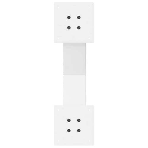 Noge za klub stolić u obliku slova X, 2 kom, bijele, 50 x (30-31) cm, čelik - Bijela 50 x (30-31) cm (80 mm) 2 1 Cijena