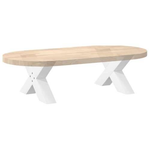 Noge za klub stolić u obliku slova X, 2 kom, bijele, 50 x (30-31) cm, čelik - Bijela 50 x (30-31) cm (80 mm) 2 1 Cijena