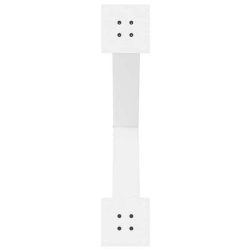 Noge za blagovaonski stol u obliku slova X, 3 kom, bijele, 70 x (72-73) cm, čelik - Bijela 70 x (72-73) cm (80 mm) 3 1 Cijena