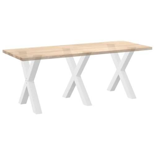 Noge za blagovaonski stol u obliku slova X, 3 kom, bijele, 70 x (72-73) cm, čelik - Bijela 70 x (72-73) cm (80 mm) 3 1 Cijena