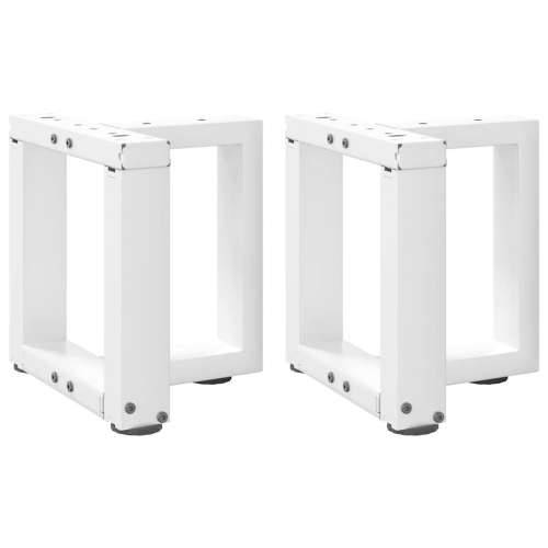 Noge za klub stolić T-oblika 2 kom Bijele 30x25x(30-31) cm Čelik - Bijela 30 x 25 x (30-31) cm 1 Cijena