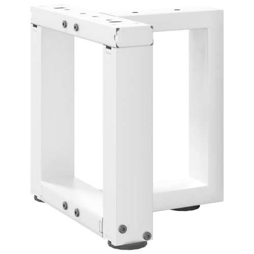 Noge za klub stolić T-oblika 2 kom Bijele 30x25x(30-31) cm Čelik - Bijela 30 x 25 x (30-31) cm 1 Cijena