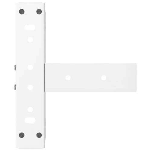 Noge za klub stolić T-oblika 2 kom Bijele 30x25x(30-31) cm Čelik - Bijela 30 x 25 x (30-31) cm 1 Cijena