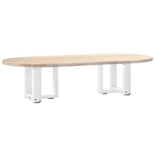 Noge za klub stolić T-oblika 2 kom Bijele 30x25x(30-31) cm Čelik - Bijela 30 x 25 x (30-31) cm 1 Cijena