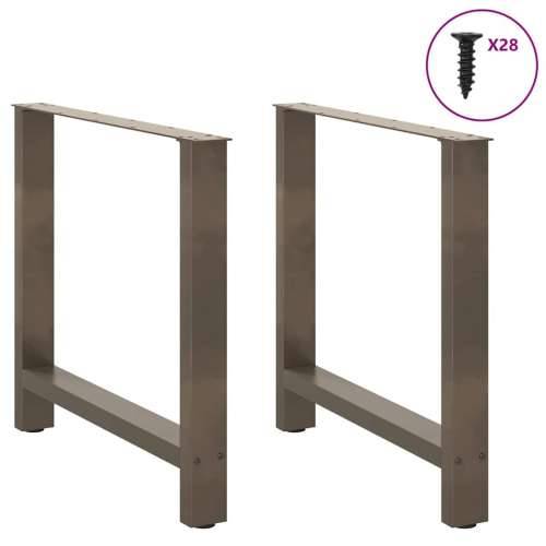 Noge za blagovaonski stol Prirodni čelik 2 kom 70 x (72-73) cm Čelik - Prirodna 70 x (72-73) cm 2 1 Cijena
