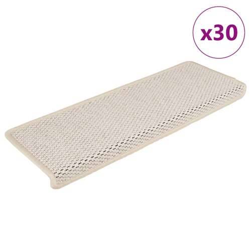 Ljepljivi tepisi za stepenice 30 kom 65x21x4 cm krem - Berberski 30 Cijena