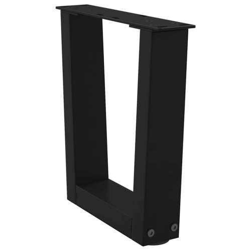 Noge za klub stolić V-oblika 2 kom Crne 30 x (30-31,3) cm Čelik - Crna 30 x (30-31.3) cm 1 Cijena