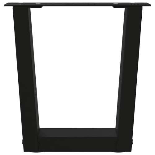 Noge za klub stolić V-oblika 2 kom Crne 30 x (30-31,3) cm Čelik - Crna 30 x (30-31.3) cm 1 Cijena