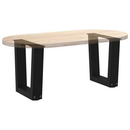 Noge za klub stolić V-oblika 2 kom Crne 30 x (30-31,3) cm Čelik - Crna 30 x (30-31.3) cm 1 Cijena