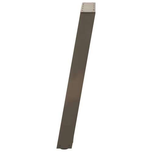 Noge za blagovaonski stol U-oblik 2 kom Prirodni čelik 50 x (72-73) cm Čelik - Prirodna 50 x (72-73) cm 1 Cijena