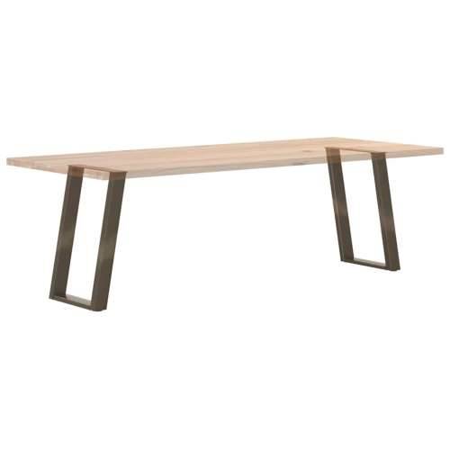 Noge za blagovaonski stol U-oblik 2 kom Prirodni čelik 50 x (72-73) cm Čelik - Prirodna 50 x (72-73) cm 1 Cijena