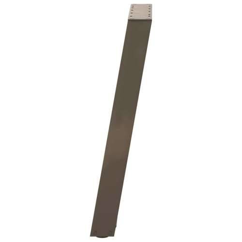 Noge za blagovaonski stol U-oblik 2 kom Prirodni čelik 60 x (72-73) cm Čelik - Prirodna 60 x (72-73) cm 1 Cijena