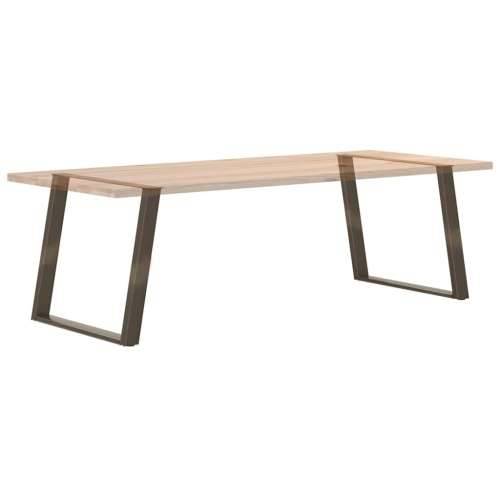 Noge za blagovaonski stol U-oblik 2 kom Prirodni čelik 90 x (72-73) cm Čelik - Prirodna 90 x (72-73) cm 1 Cijena
