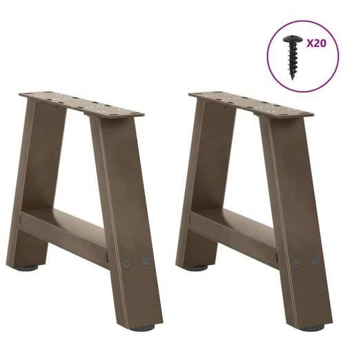 Noge za klub stolić A-oblika 2 kom 40 x (30-31) cm čelik - Prirodna 40 x (30-31) cm 1 Cijena