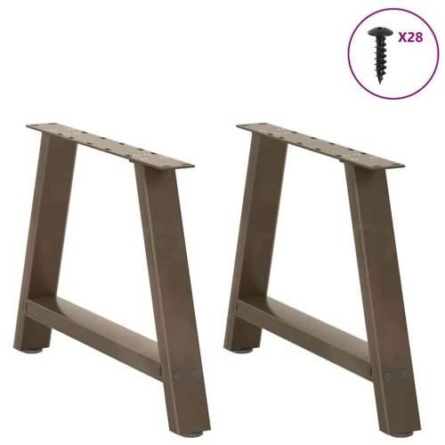 Noge za klub stolić A-oblika 2 kom 70 x (42-43) cm čelik - Prirodna 70 x (42-43) cm 1 Cijena