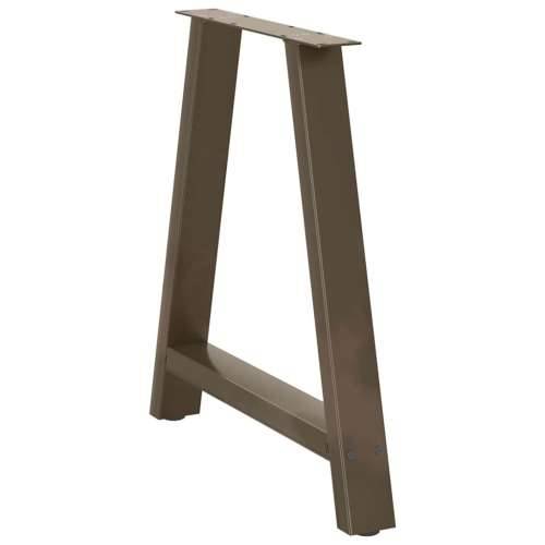 Noge za blagovaonski stol A-oblika 2 kom 70 x (72-73) cm Čelik - Prirodna 70 x (72-73) cm 1 Cijena