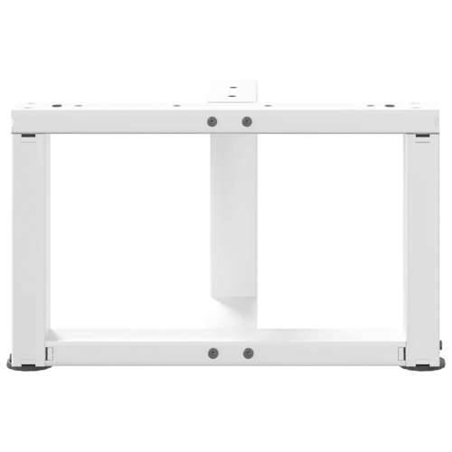 Noge za klub stolić T-oblika 2 kom Bijele 40x25x(30-31) cm Čelik - Bijela 40 x 25 x (30-31) cm 1 Cijena