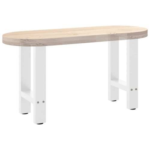 Noge za klub stolić bijele 2 kom 28 x (42-43) cm čelik - Bijela 28 x (42-43) cm 2 1 Cijena