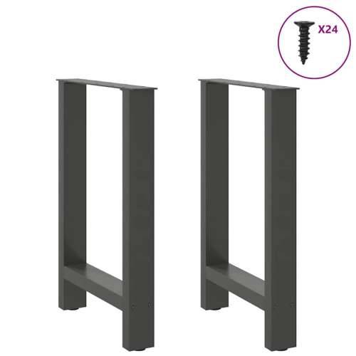 Noge za blagovaonski stol Prirodni čelik 2 kom 50 x (72-73) cm Čelik - Prirodna 50 x (72-73) cm 2 1 Cijena