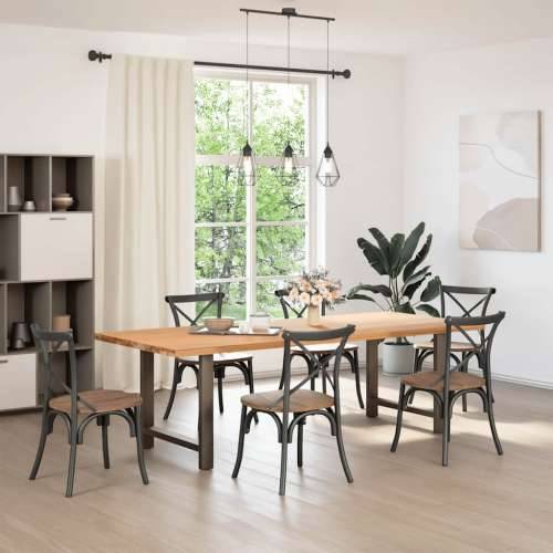 Noge za blagovaonski stol Prirodni čelik 2 kom 80 x (72-73) cm Čelik - Prirodna 80 x (72-73) cm 2 1 Cijena