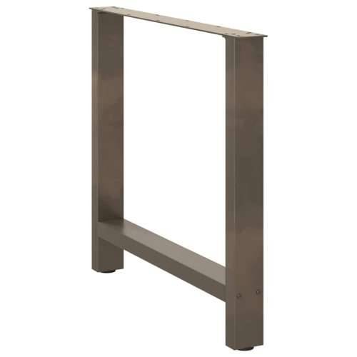 Noge za blagovaonski stol Prirodni čelik 2 kom 80 x (72-73) cm Čelik - Prirodna 80 x (72-73) cm 2 1 Cijena