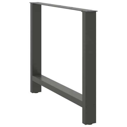 Noge za blagovaonski stol antracit boje 2 kom 100 x (72-73) cm čelik - Antracit 100 x (72-73) cm 2 1 Cijena