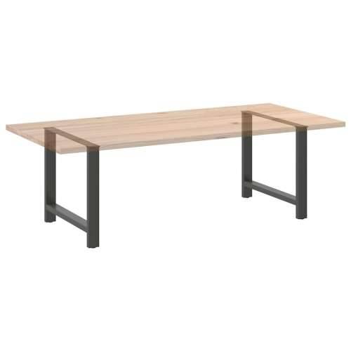 Noge za blagovaonski stol antracit boje 2 kom 100 x (72-73) cm čelik - Antracit 100 x (72-73) cm 2 1 Cijena