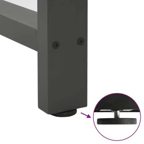 Noge za blagovaonski stol antracit boje 2 kom 100 x (72-73) cm čelik - Antracit 100 x (72-73) cm 2 1 Cijena