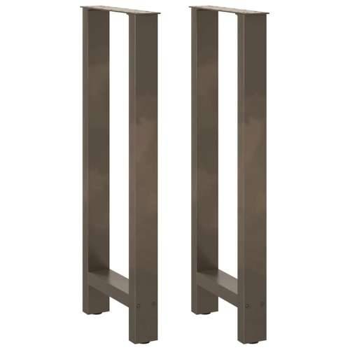 Noge za barski stol Prirodni čelik 2 kom 50 x (100-101) cm Čelik - Prirodna 50 x (100-101) cm 2 1 Cijena
