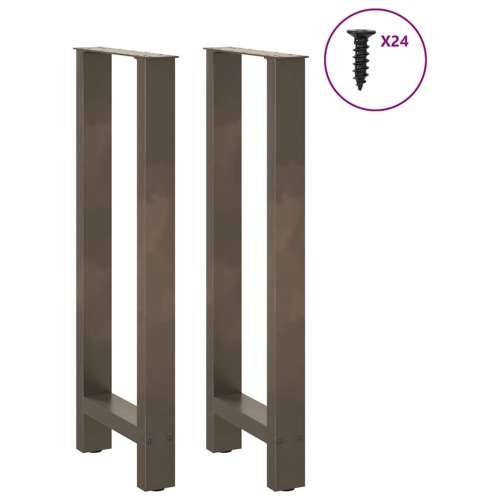 Noge za barski stol Prirodni čelik 2 kom 50 x (100-101) cm Čelik - Prirodna 50 x (100-101) cm 2 1 Cijena