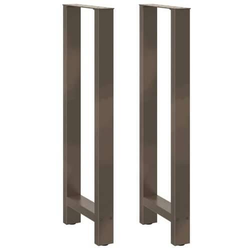 Noge za barski stol Prirodni čelik 2 kom 50 x (110-111) cm Čelik - Prirodna 50 x (110-111) cm 2 1 Cijena