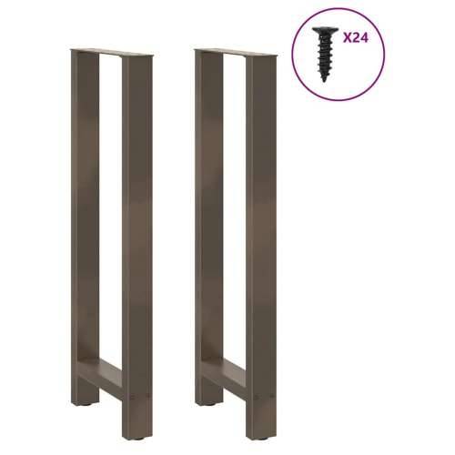 Noge za barski stol Prirodni čelik 2 kom 50 x (110-111) cm Čelik - Prirodna 50 x (110-111) cm 2 1 Cijena