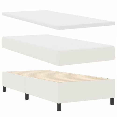 Krevet s podnicom i madracem & LED Krem 100x200 cm Čehova Cijena