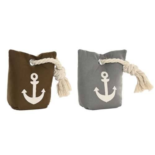 Pričvršćivač za vrata DKD Home Decor pješčani 13 x 9 x 20 cm (2 kom.) Cijena