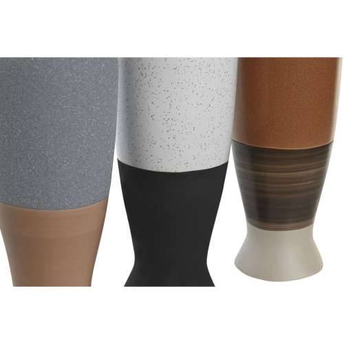 Vrč DKD Home Decor Bijela Siva Terakota Porculan 9,6 x 9 x 28,6 cm 9,6 x 9 x 29 cm (3 kom.) Cijena