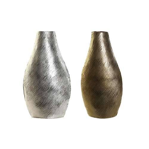 Vrč DKD Home Decor zlatan Srebrna Aluminij moderan 22 x 13 x 40,5 cm (2 kom.) Cijena