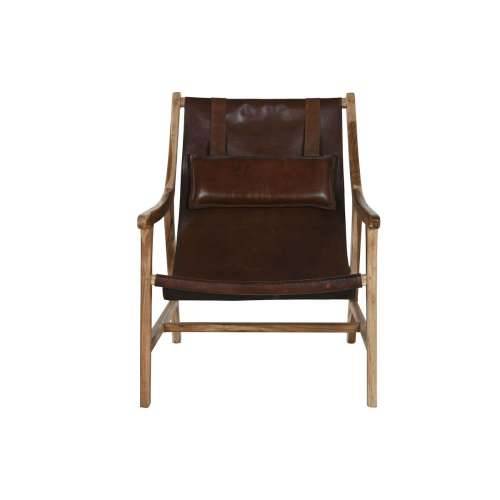 Sjedalo Home ESPRIT Prirodno Tamno smeđi Tikovina 68 x 86 x 86 cm Cijena