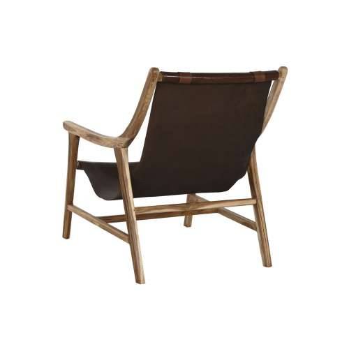 Sjedalo Home ESPRIT Prirodno Tamno smeđi Tikovina 68 x 86 x 86 cm Cijena