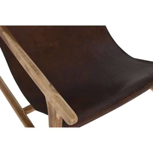 Sjedalo Home ESPRIT Prirodno Tamno smeđi Tikovina 68 x 86 x 86 cm Cijena