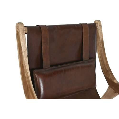 Sjedalo Home ESPRIT Prirodno Tamno smeđi Tikovina 68 x 86 x 86 cm Cijena