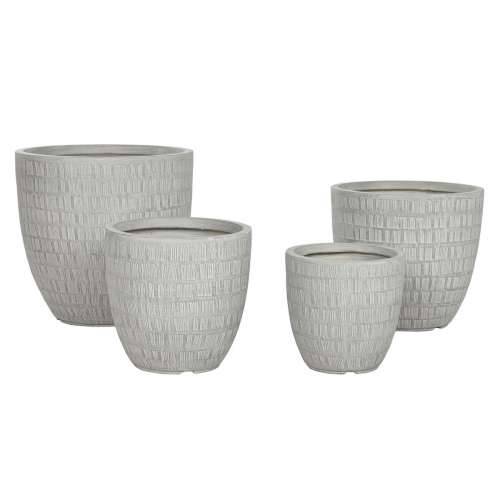 Tegla za biljke Home ESPRIT Siva magnezij 44 x 44 x 43 cm (4 kom.) Cijena