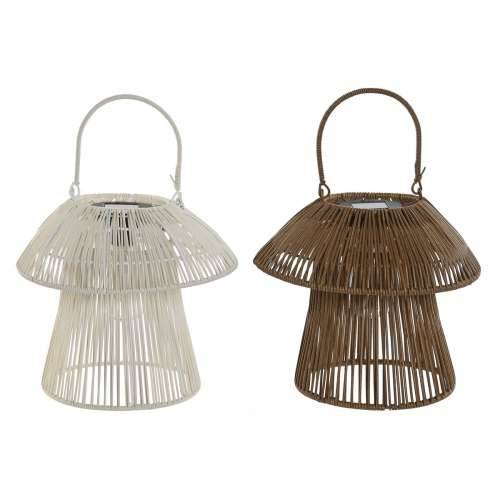 Solarna svjetiljka Home ESPRIT Bijela Smeđa 31 x 31 x 30 cm (2 kom.) Cijena