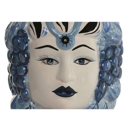 Tegla za biljke Home ESPRIT Plava Bijela Porculan 15 x 15 x 26 cm Cijena