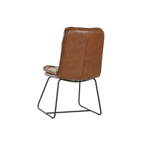 Blagavaonska stolica Home ESPRIT Sintetička Koža Metal 71 x 49 x 90 cm Cijena