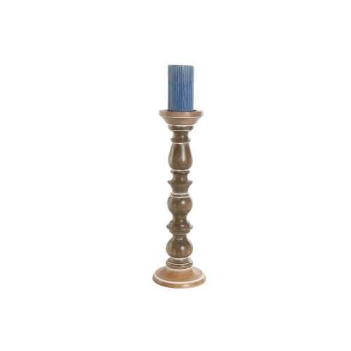Svijećnjak Home ESPRIT Smeđa Drvo Manga Prirodno romantični 15 x 15 x 46 cm Cijena