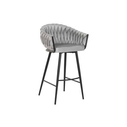 Tabure Home ESPRIT Crna Siva Metal 58 x 53 x 101 cm Cijena